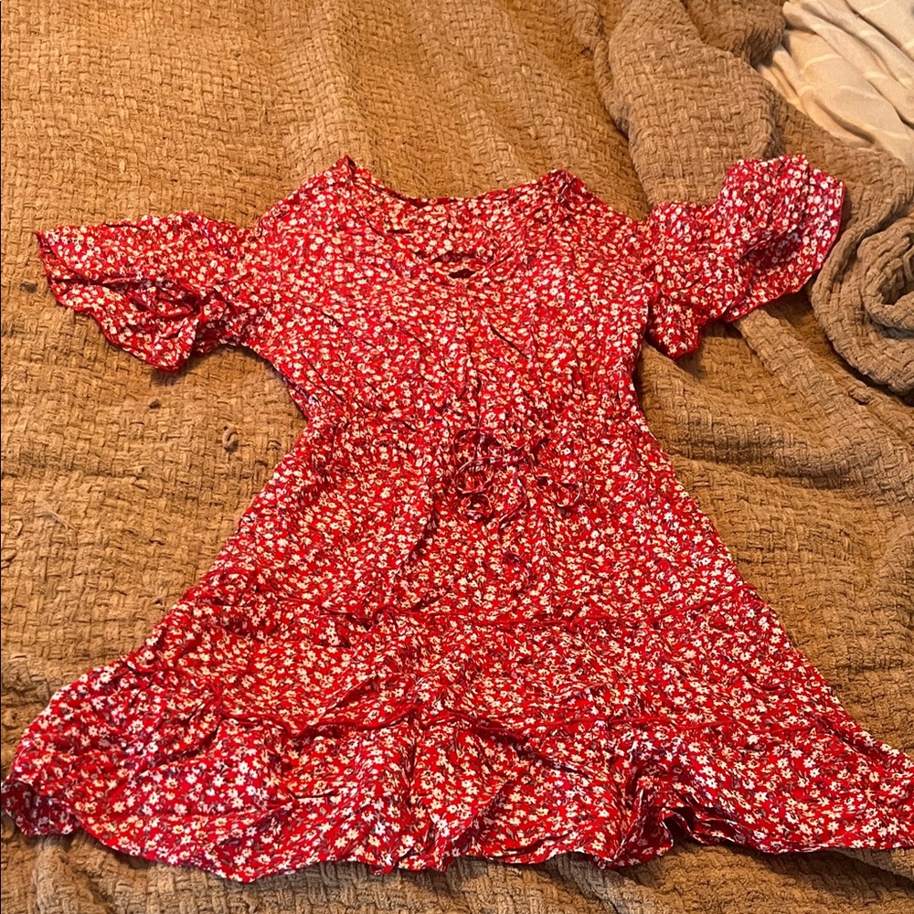 Flowy floral summer dress